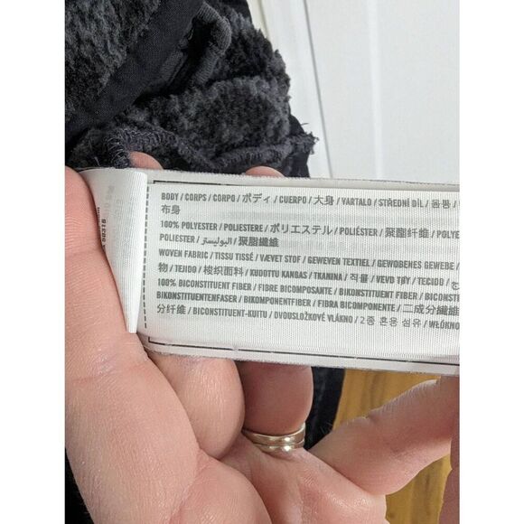 Abercrombie & Fitch Leopard Print Snap Fleece Pullover Sweater - Size M - Picture 8 of 8